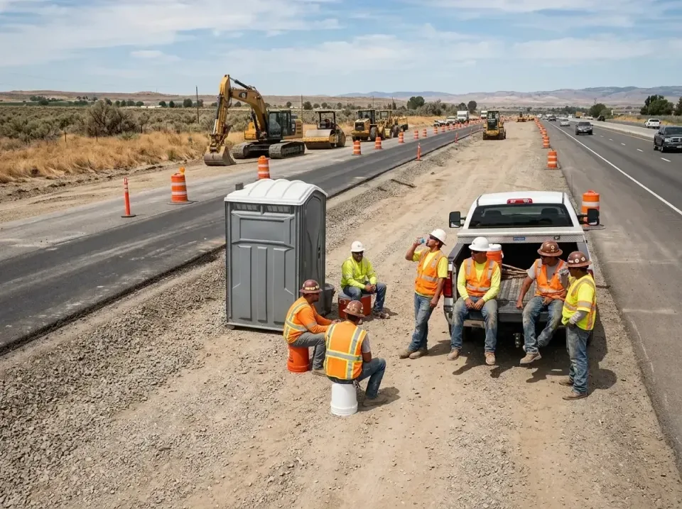 highway-road-construction-crew-007 — frequently asked questions, Porta Potty and Restroom Rentals in Monroe Manor, NJ